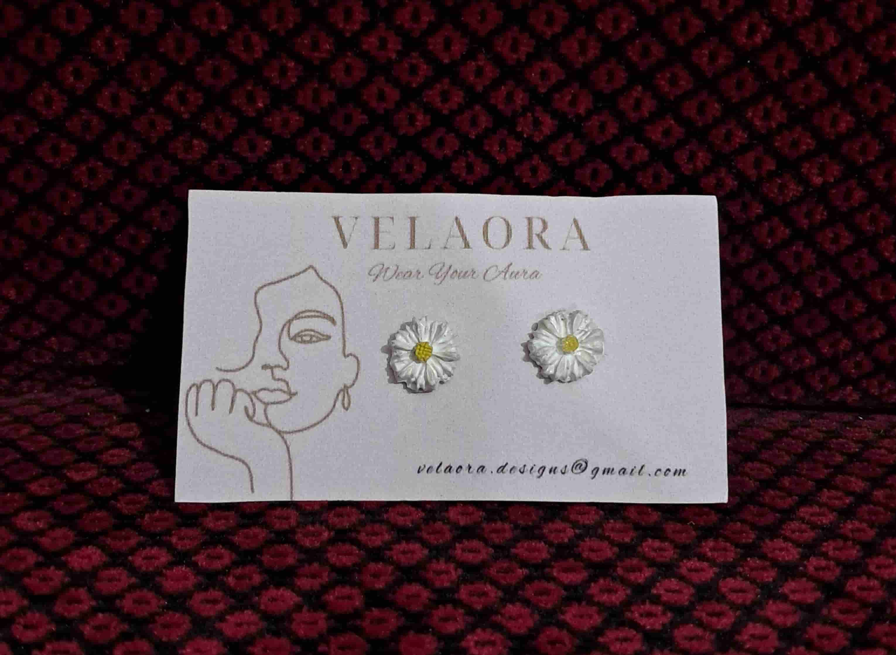 Pure Petal Studs by Velaora Jewels